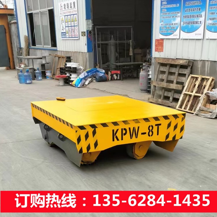 销售5吨地平车 蓄电池平板车 轨道电动平车 无轨转向蓄电池搬运车图5