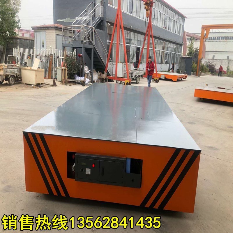 无轨电动平车 蓄电池电动平板车 厂区搬运地平车5吨10吨厂家直供图4
