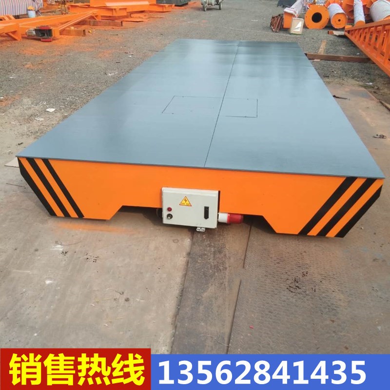 供应无轨电动地平车 液压升降地平车 车间旋运过跨平板车1~100吨图3