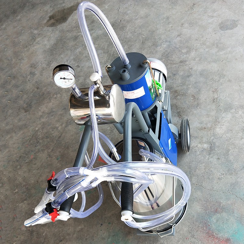 牛羊用活塞挤奶机 批发奶牛奶羊挤奶机活塞式单桶奶牛挤奶机图5