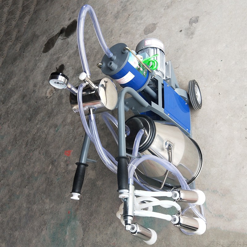 牛羊用活塞挤奶机 批发奶牛奶羊挤奶机活塞式单桶奶牛挤奶机图4