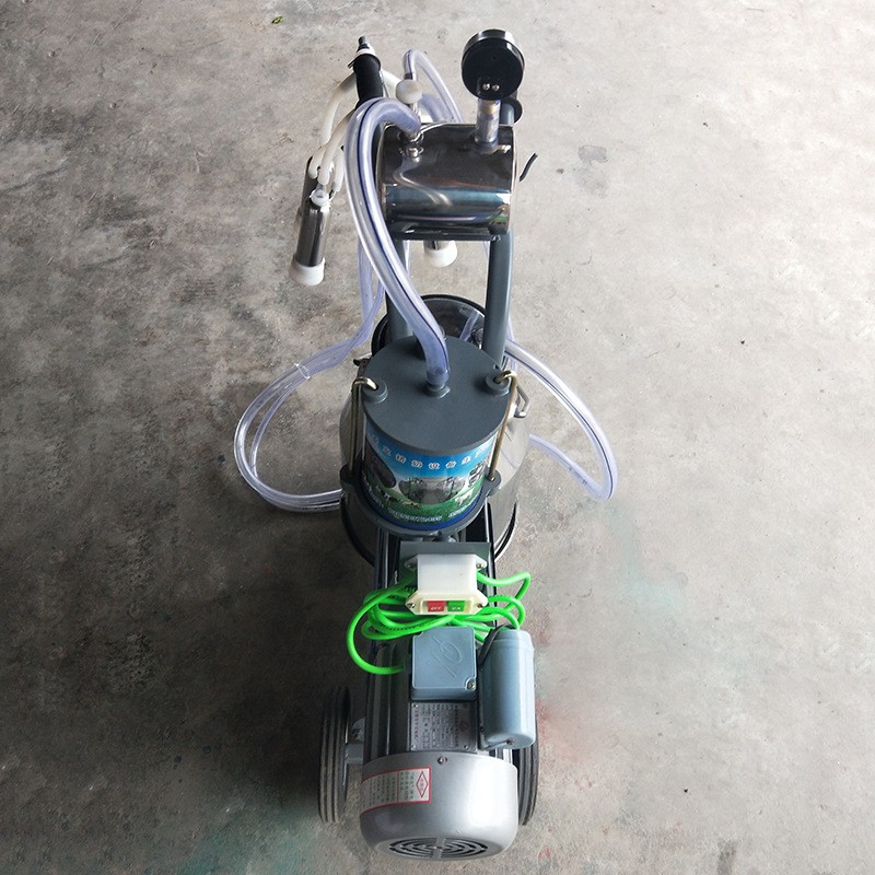 牛羊用活塞挤奶机 批发奶牛奶羊挤奶机活塞式单桶奶牛挤奶机图3