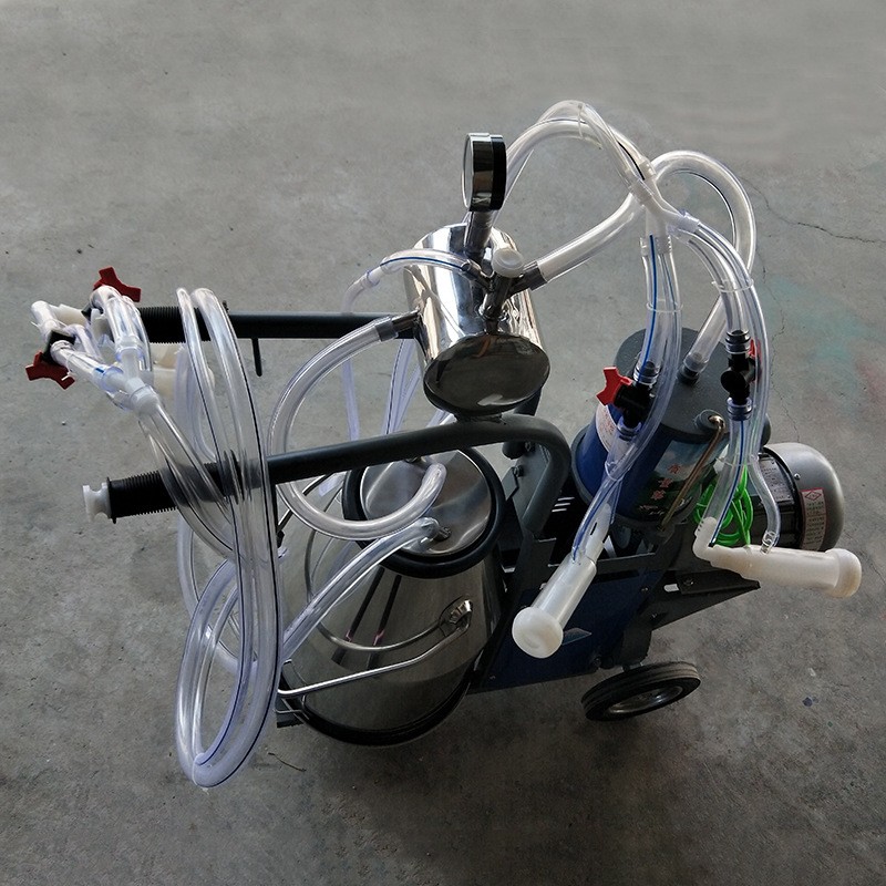 厂家活塞机羊用双杯单桶机 单桶挤奶机 便捷式羊用挤奶机图4