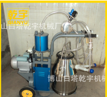 电动活塞式挤奶机养殖设备 牛用羊用挤奶机挤奶机 单桶移动挤奶机图3