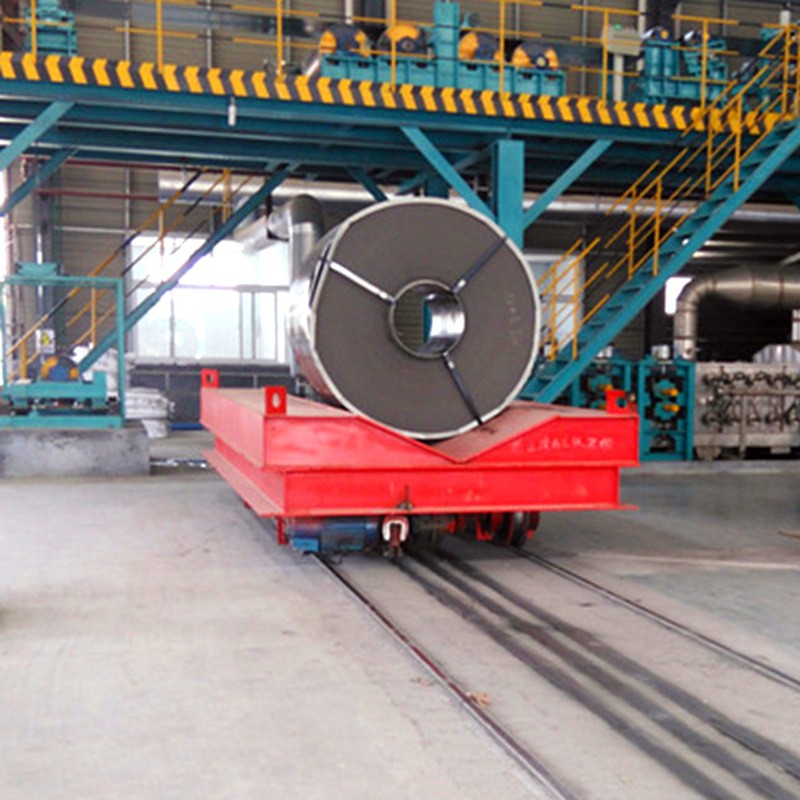 无轨电动地平车20吨车间厂房物流搬运蓄电池无线遥控万向轮地平车图5