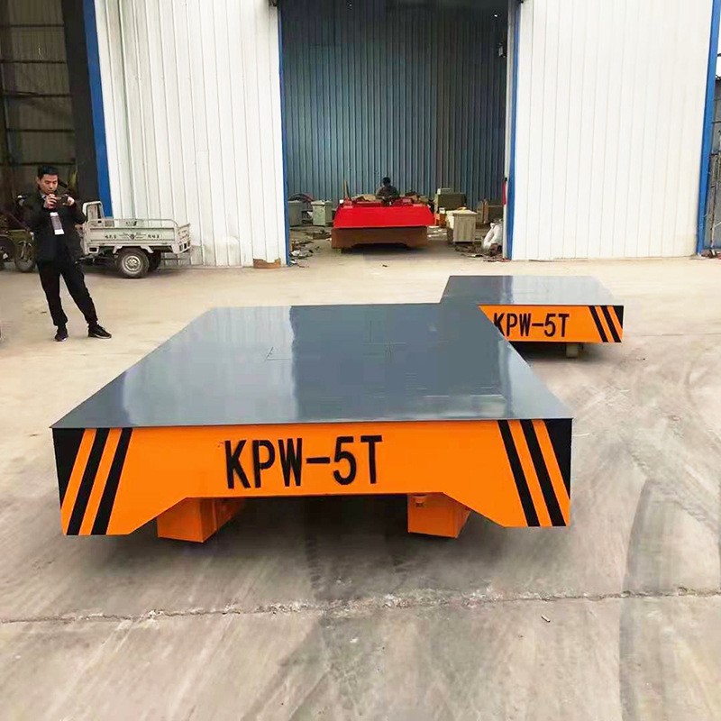 无轨电动地平车20吨车间厂房物流搬运蓄电池无线遥控万向轮地平车图3