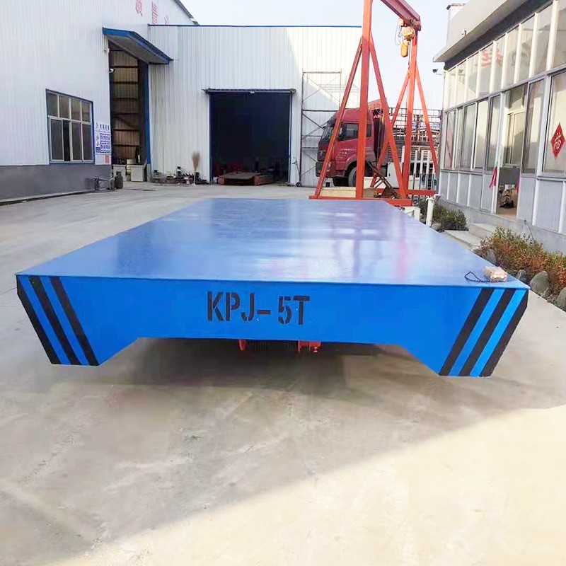 无轨电动地平车20吨车间厂房物流搬运蓄电池无线遥控万向轮地平车图2