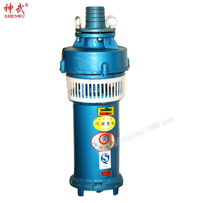 多级深井泵水浸式潜水电泵QS潜水泵大流量充水式农田灌溉水泵380V图5