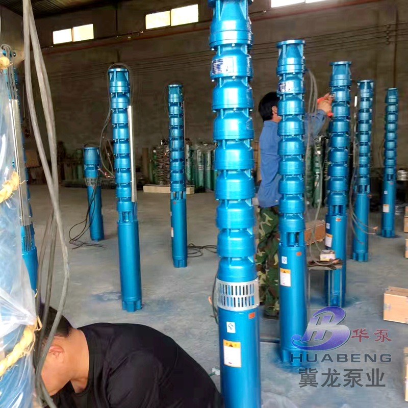 产地货源QJ潜水泵多级高扬程段泵 农田灌溉潜水深井泵纯铜线包图2