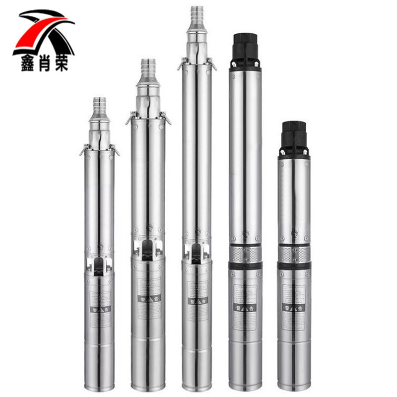 QJ不锈钢深井泵 深井潜水泵 潜水电泵 家用多级泵 深水泵1寸1.5KW图5