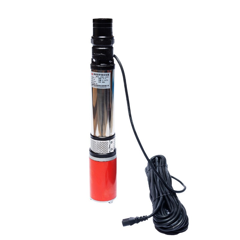 48v大流量不锈钢磁力泵小型家用潜水泵农用高扬程灌溉直流深井泵图2