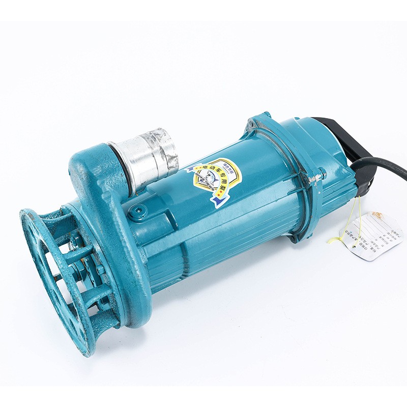 高扬程大流量智能无刷切割直流泵切割杂草无堵塞不锈钢刀片潜水泵图3