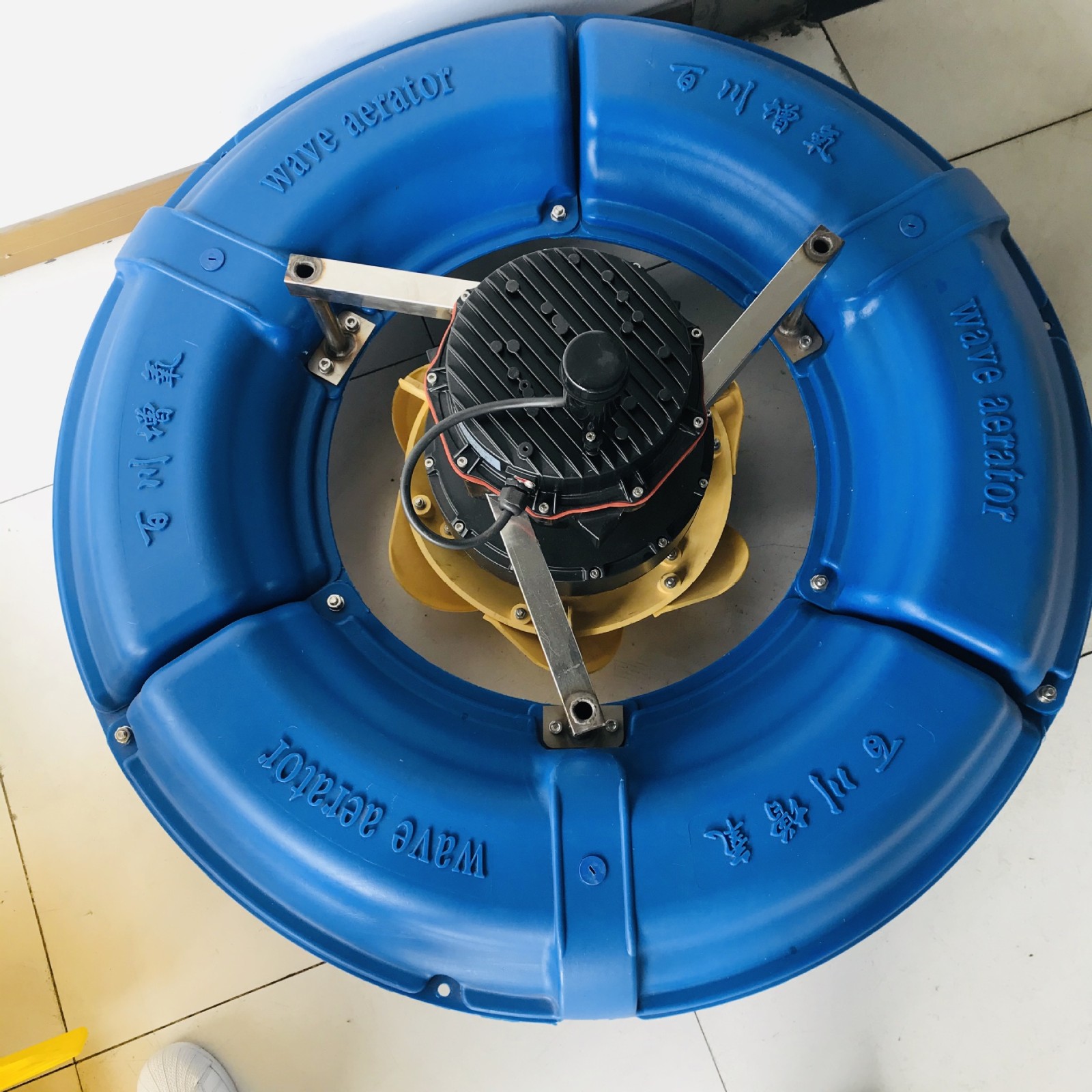 百川牌 SYB-螺旋双叶轮曝气式变频增养机涌浪机批发供应图4