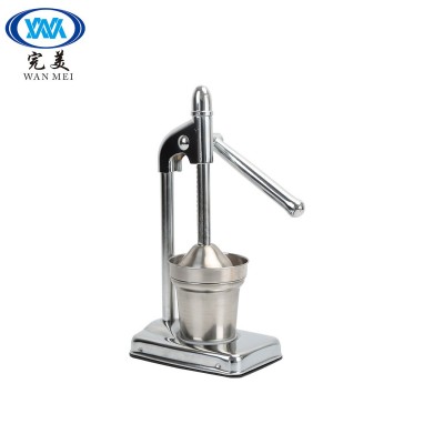 外贸不锈钢商用家用小型鲜榨果汁机压柠檬柑橘橙子石榴手动榨汁机