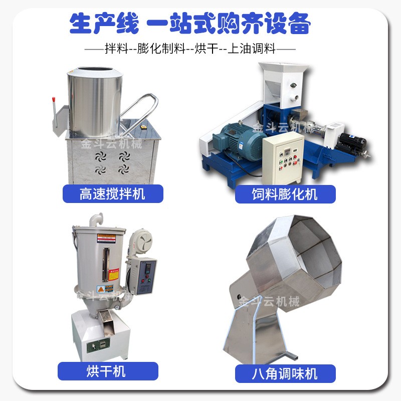 狗粮机器小型全自动饲料膨化机漂浮沉水泥鳅虾蟹鱼饲料颗粒膨化机图2