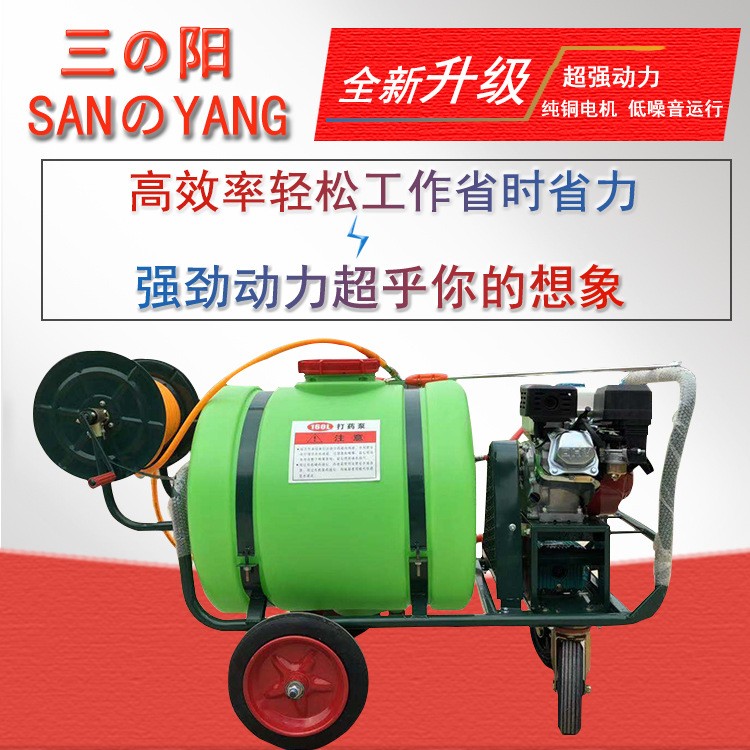 厂家直销大功率160升手推式高压打药机农用除虫除草养殖消毒神器图3