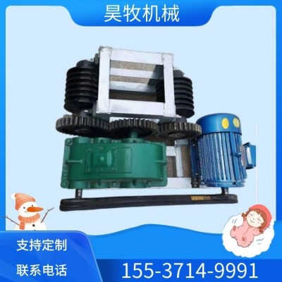 羊猪鸡鸭鹅粪便清理设备 一拖二不锈钢刮粪机 养殖场全自动清粪机