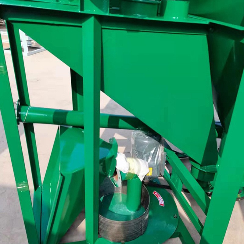 家用无尘自吸式1吨立式饲料粉碎搅拌一体机 小型粉碎玉米磨头图2