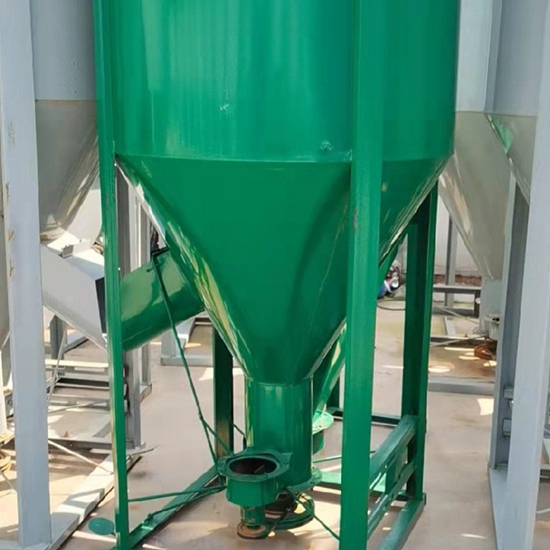 家用无尘自吸式1吨立式饲料粉碎搅拌一体机 小型粉碎玉米磨头图4