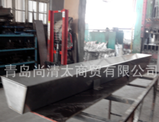 畜牧养殖器械 不锈钢通长食槽 料槽猪 不锈钢猪食槽 猪场同款图2