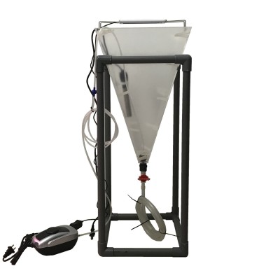 卤虫丰年虾卵孵化器水花开口料生产工厂化鱼虾蟹孵化育苗配套设备