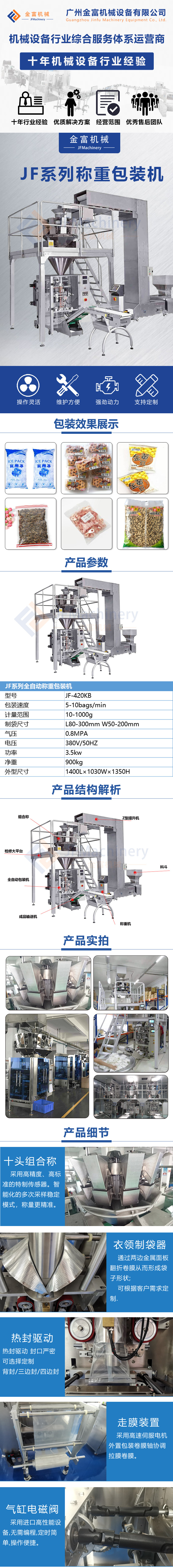 JF系列称重包装机
