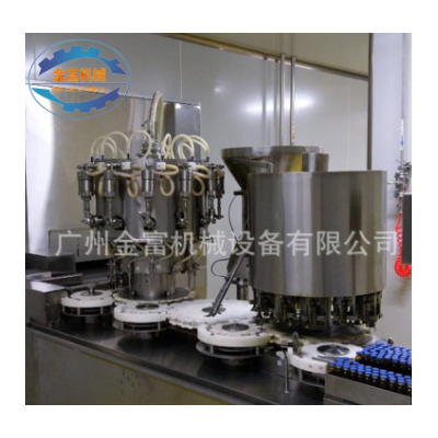 定制保健品口服液高速旋转灌装机 胶原蛋白肽饮料自动灌装轧盖机