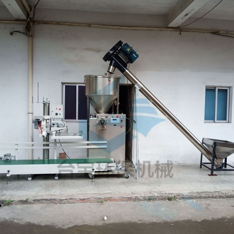 供应昆明 粉体颗粒包装机 半自動粉剂分装机 25KG编织袋罐包机图5