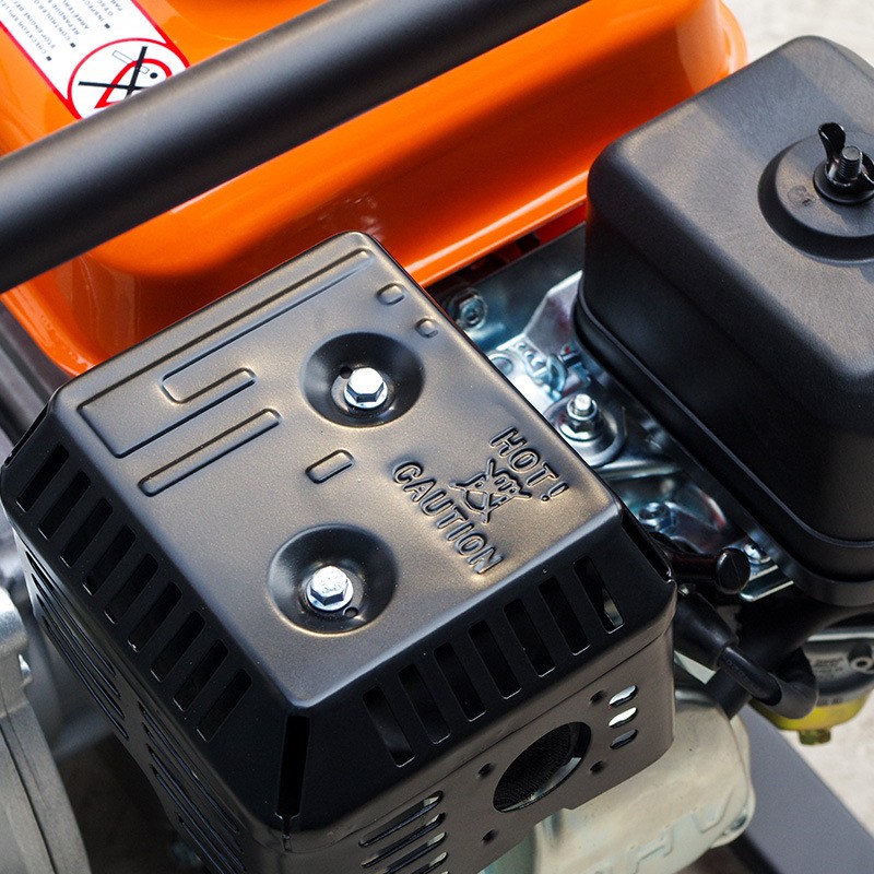 170F 4寸清水泵农用灌溉抽水机汽油自吸泵吸水泵高扬程图2