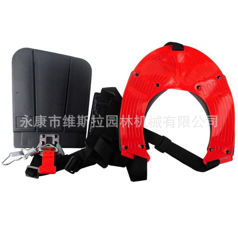 厂家直供园林机械配件 割草机配件红色U型背带豪华背带图3