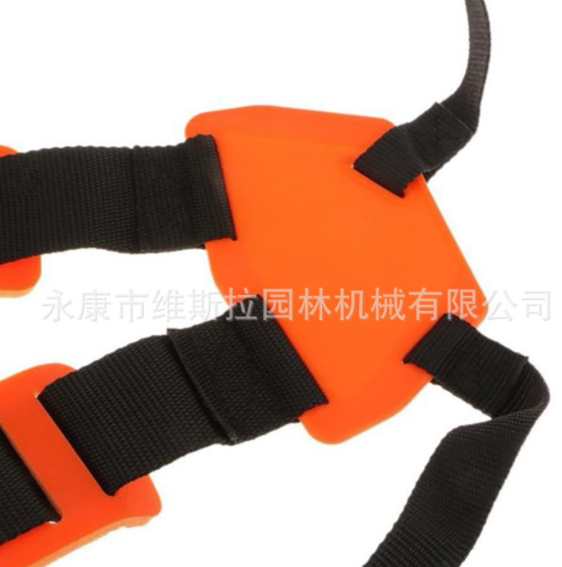 跨境园林机械配件新款割草机配件橙色超豪华背带图3