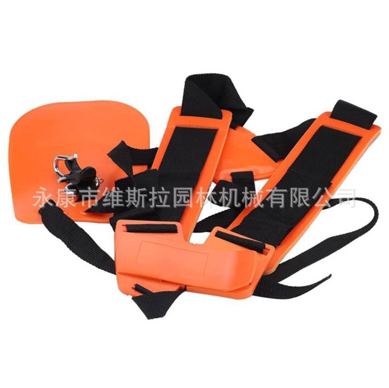 跨境园林机械配件新款割草机配件橙色超豪华背带图4