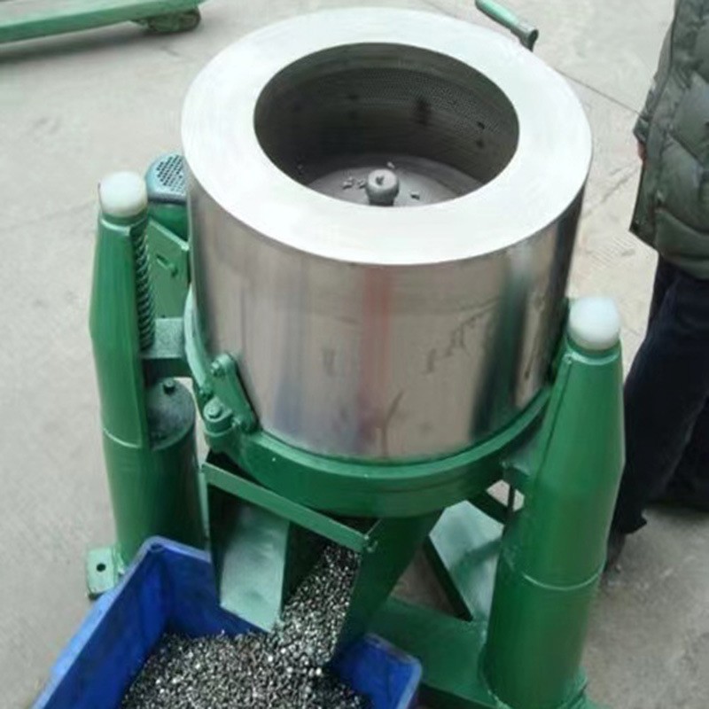 全自动高速离心机脱油机小型螺丝甩油机自卸料五金工业三足甩干机图2