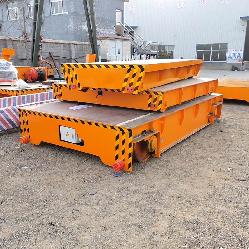 10吨电动万向无轨地平车蓄电池仓库货物搬运移动车仓库遥控地平车图4