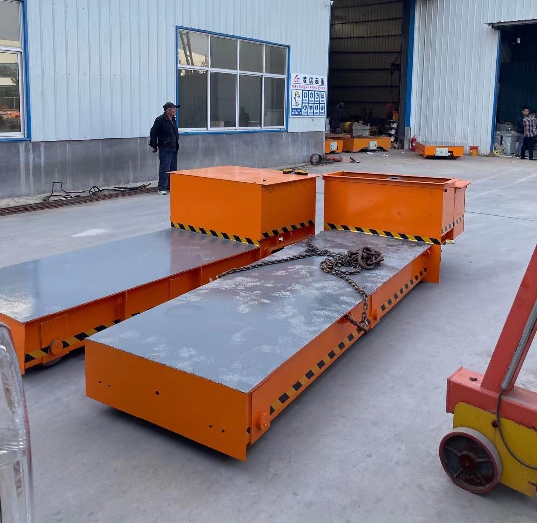 大平板运输地平车厂家供应40t卷筒地平车铁路用维修电动地平车图5