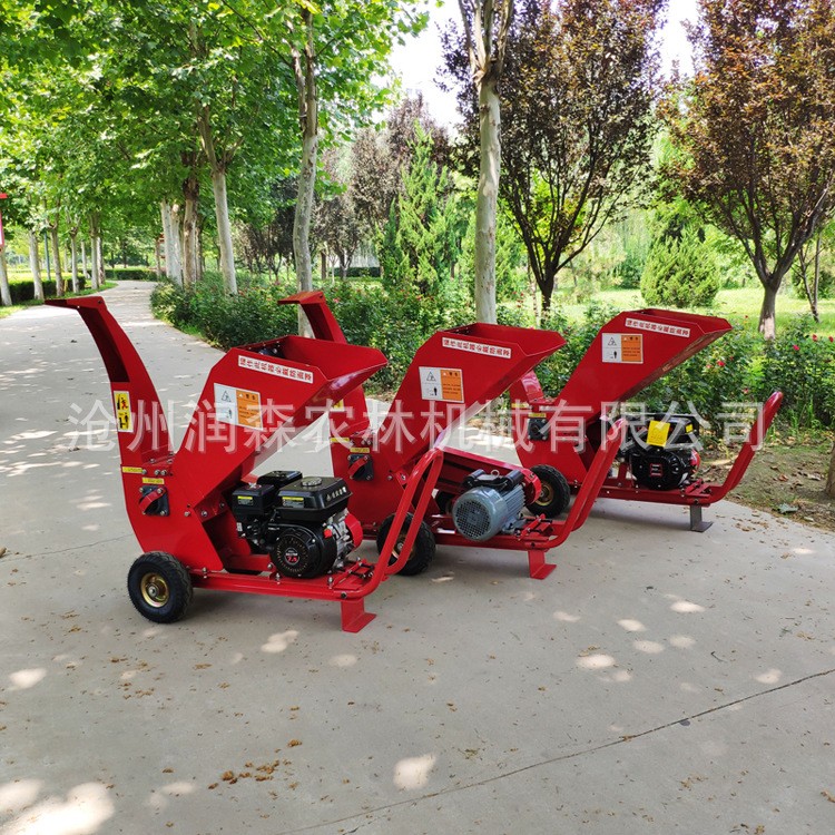 小型果园卧式树木破碎机园林葡萄枝粉碎机家用汽油树枝碎枝机厂家图4