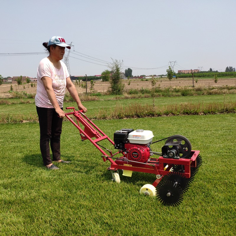 园林草坪切边机草坪基地专用草皮切块划线机草场铲草皮用切割机图2