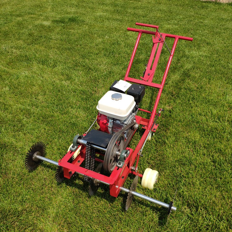 园林草坪切边机草坪基地专用草皮切块划线机草场铲草皮用切割机图3