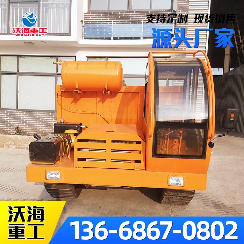 小型爬山虎履带运输车 山地越野随车吊农用搬运自卸履带运输车图4