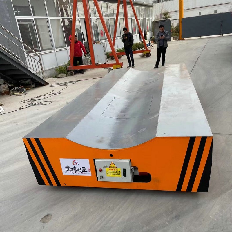 无轨式电动平台车运输车蓄电池电动地平车车间物流搬运车轨道平车图3