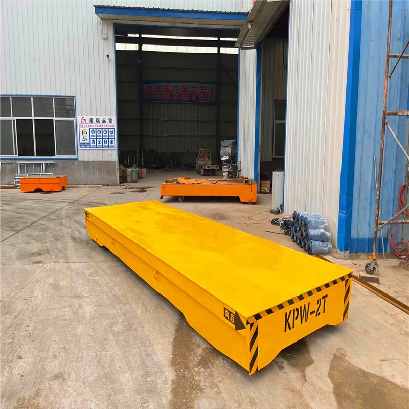 无轨式电动平台车运输车蓄电池电动地平车车间物流搬运车轨道平车图4