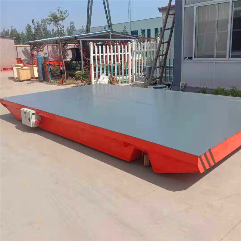 电动遥控地平车 轨道平板车 源头厂家电动板车图2