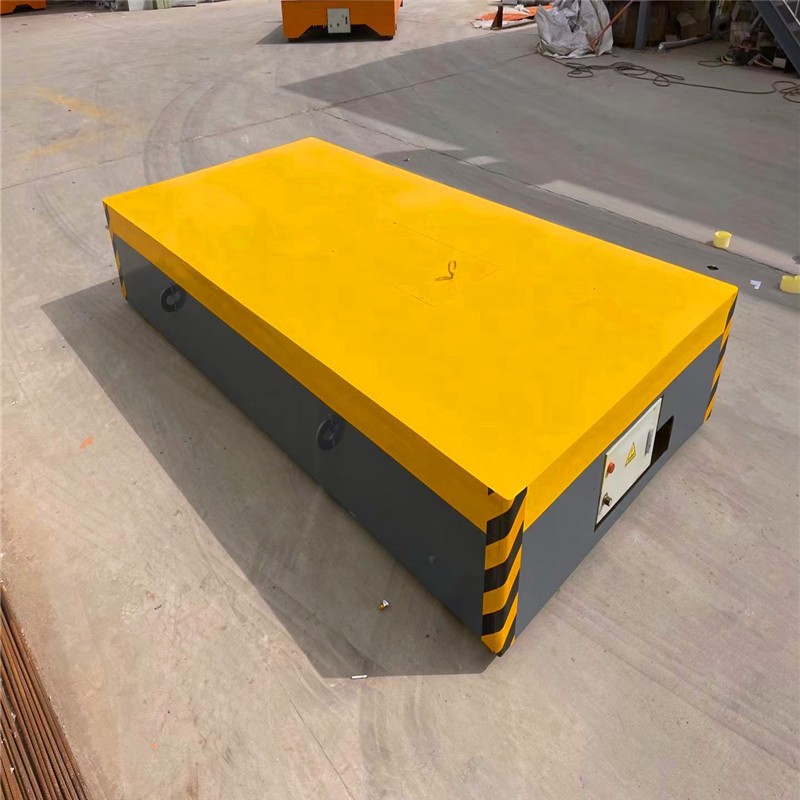 蓄电池无轨20T电动地平车轨道式30T电动地平车50T电动平板运输车图2