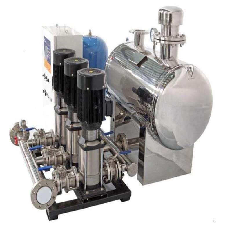 不锈钢单泵变频恒压供水设备工地临时用水高层二次增压变频泵图5
