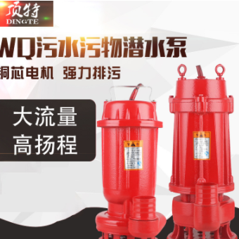 家用小型抽水泵批发 化粪池抽粪排污泵泥浆 高扬程潜污水泵220V图4