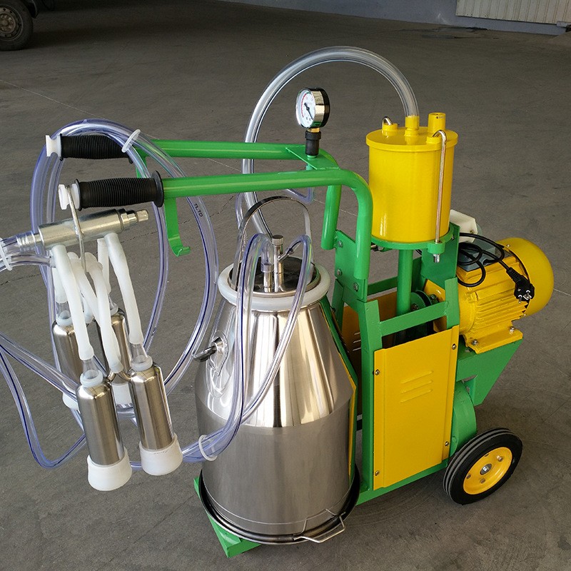 供应活塞式挤奶机单桶 奶牛羊挤奶机 不锈钢挤奶机图3