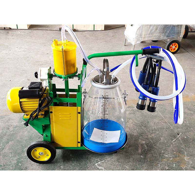 供应活塞式挤奶机单桶 奶牛羊挤奶机 不锈钢挤奶机图5