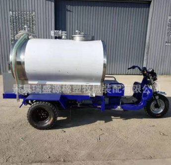 畜牧养殖机械设备 犊牛饲喂车 电动三轮饲喂车 多功能饲喂车图2