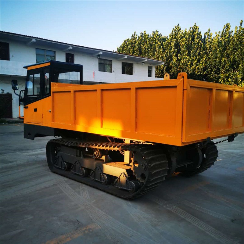 全液压操作履带运输车 履带翻斗车 启翔重工供应图4