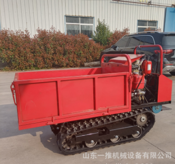 山地爬坡 便捷式小型履带运输车 一推 全地形手扶履带底盘运输车图3